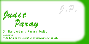 judit paray business card